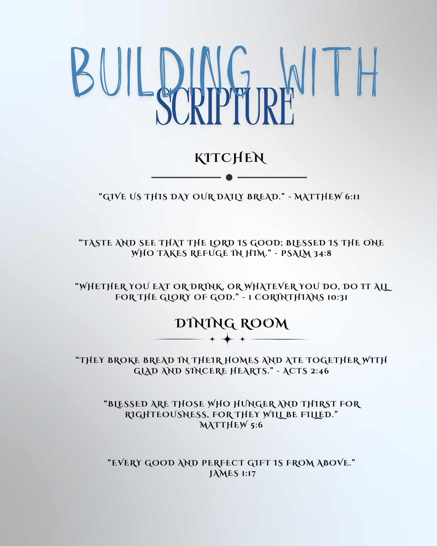 New Construction Journey - A Guided Faith-Filled Experience