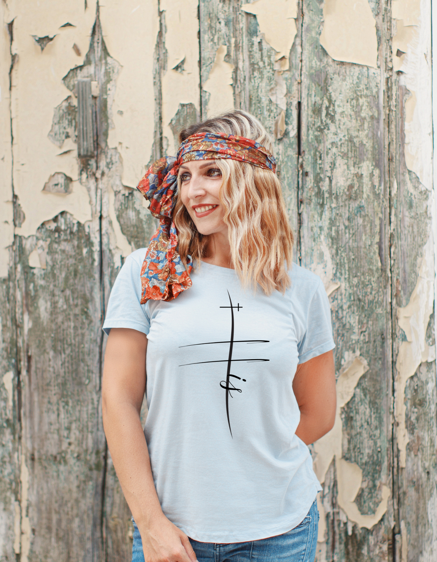 H. I. S. His Identity Secured - Christian Women Classic Fit Tee