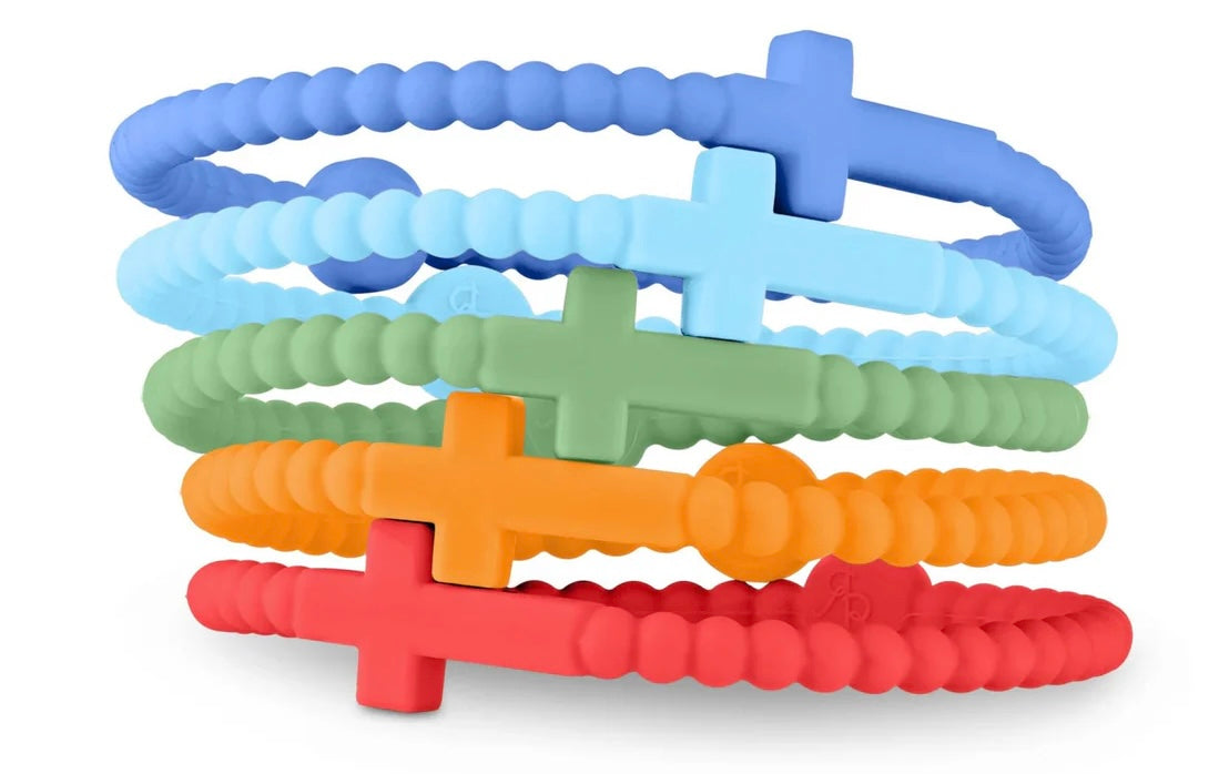 "NEW" VIRAL Cross Silicone Bracelets "FLICKER" Share the Love of Jesus!
