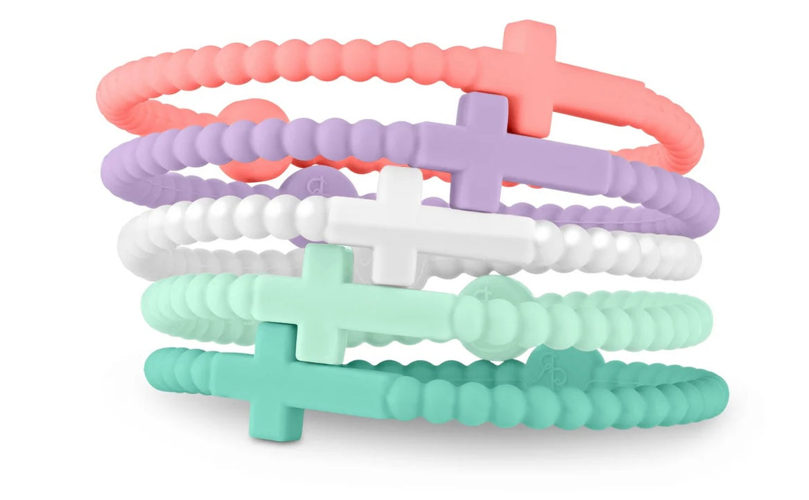 set of cross bracelets