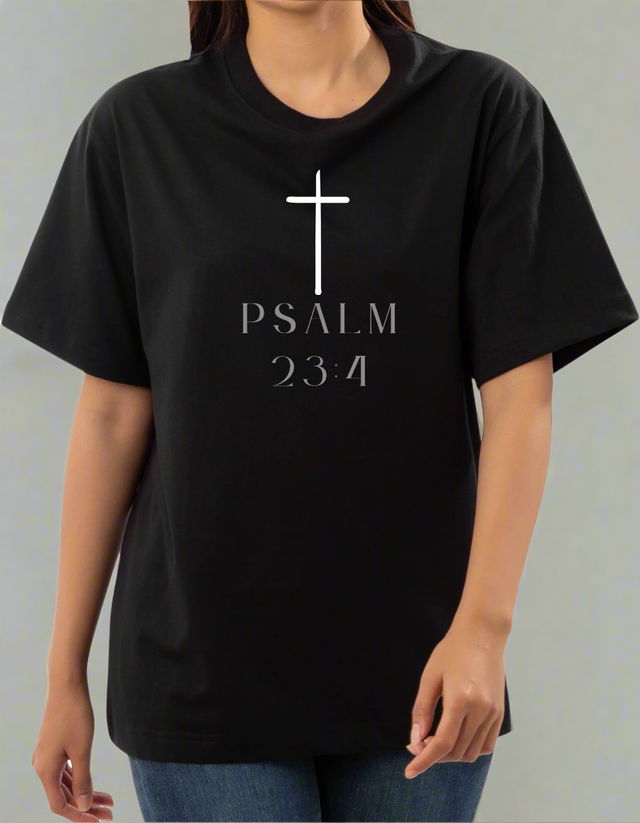 “I Will Not Fear" Psalm 23:4 Women's Relaxed Fitted Tee