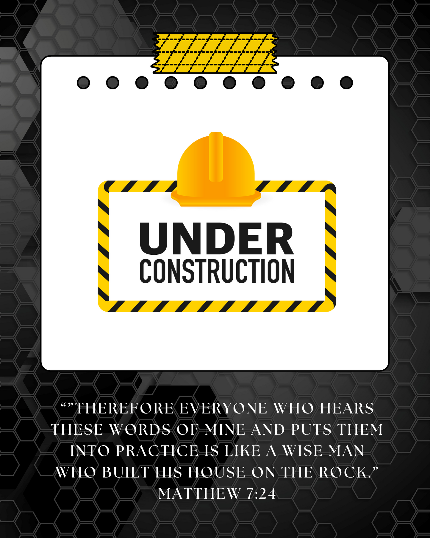 New Construction Journey - A Guided Faith-Filled Experience