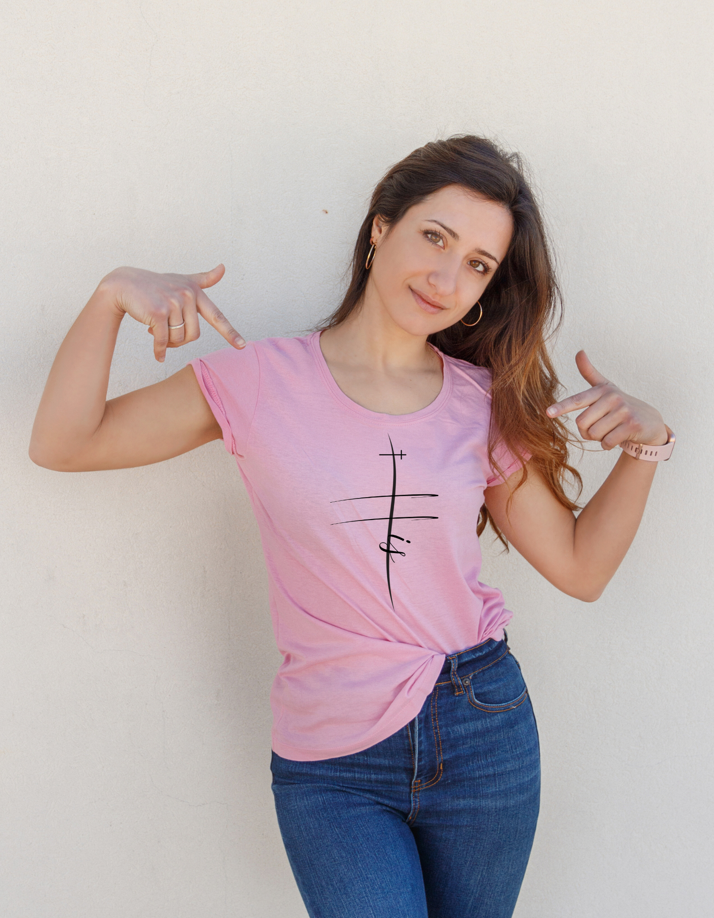 H. I. S. His Identity Secured - Christian Women Classic Fit Tee