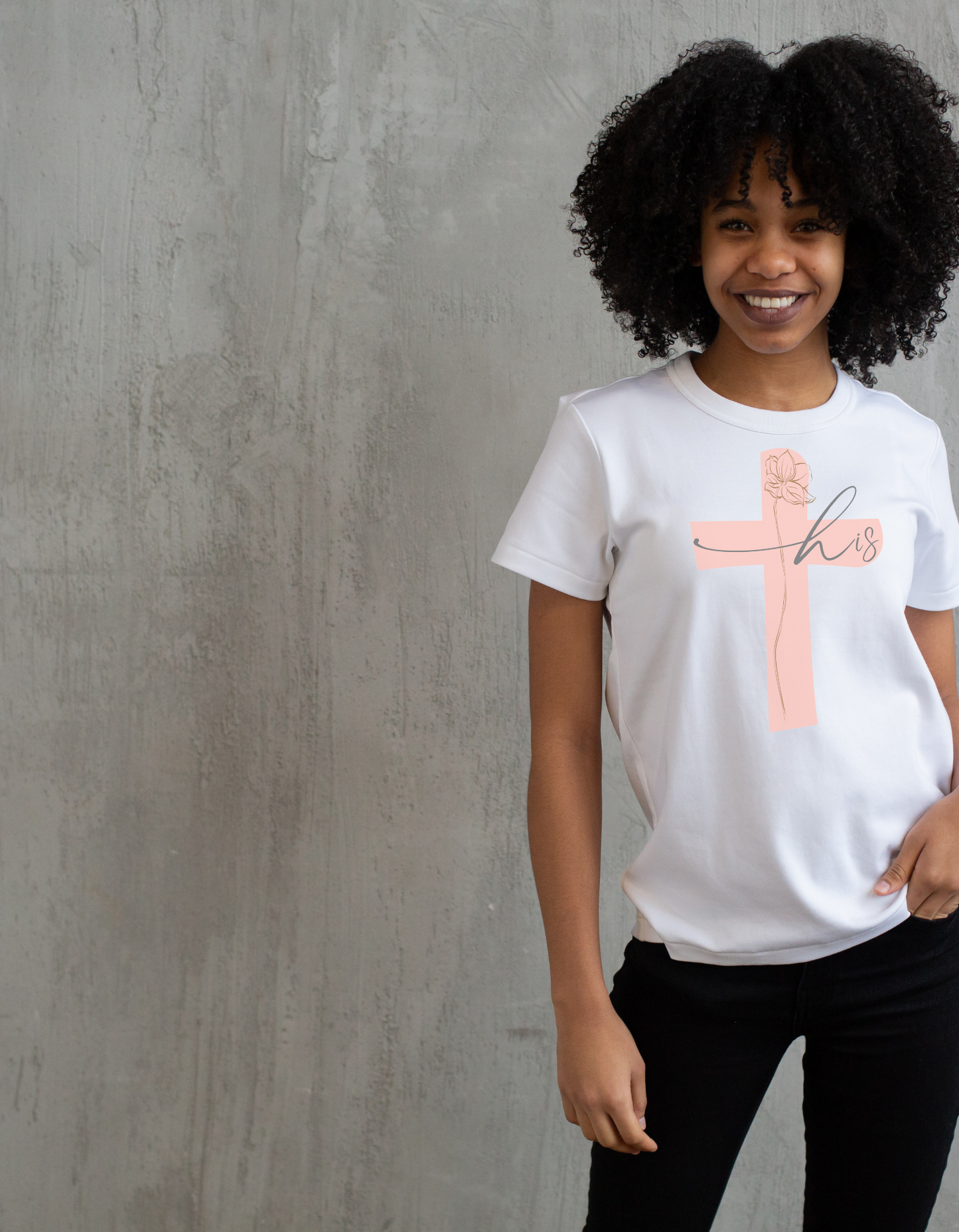 "HIS" Collection - His Identity Secured - Christian Women Classic T-Shirt