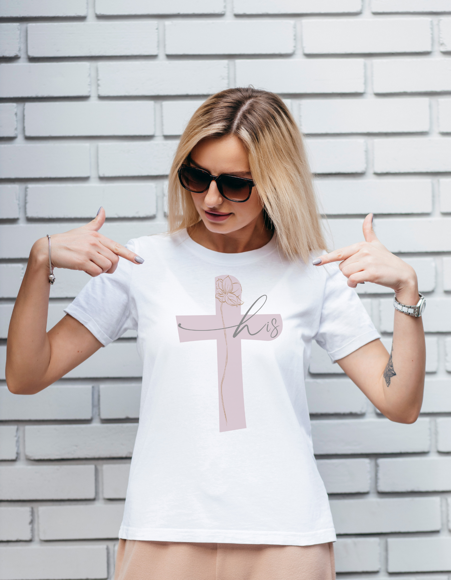 "HIS"- His Identity Secured - Christian Women's Classic Tee
