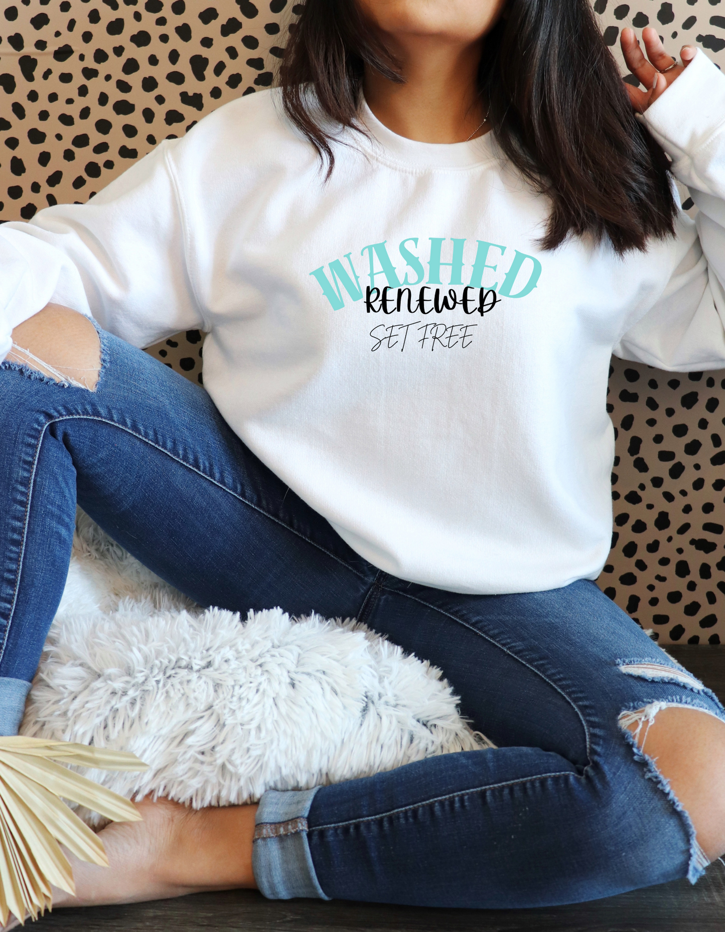 Washed. Renewed. Set Free Christian Women  Classic Fit Tee