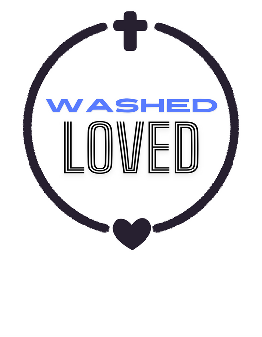 Washed. Loved. – Christian Youth Tee for Girls | Identity in Christ
